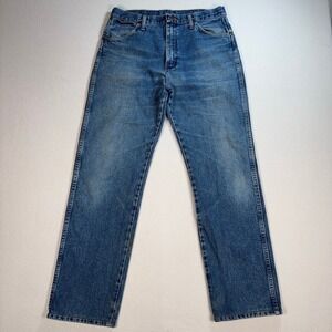 Wrangler Cowboy Cut Jeans Men's 33x31* Blue Original Fit 100% Cotton Denim